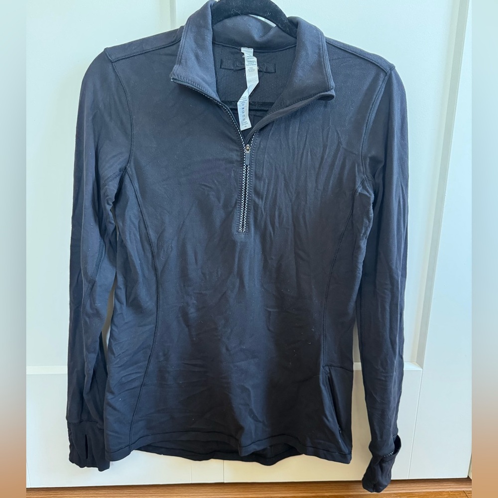lululemon athletica Women's Black Half-Zip Pullover